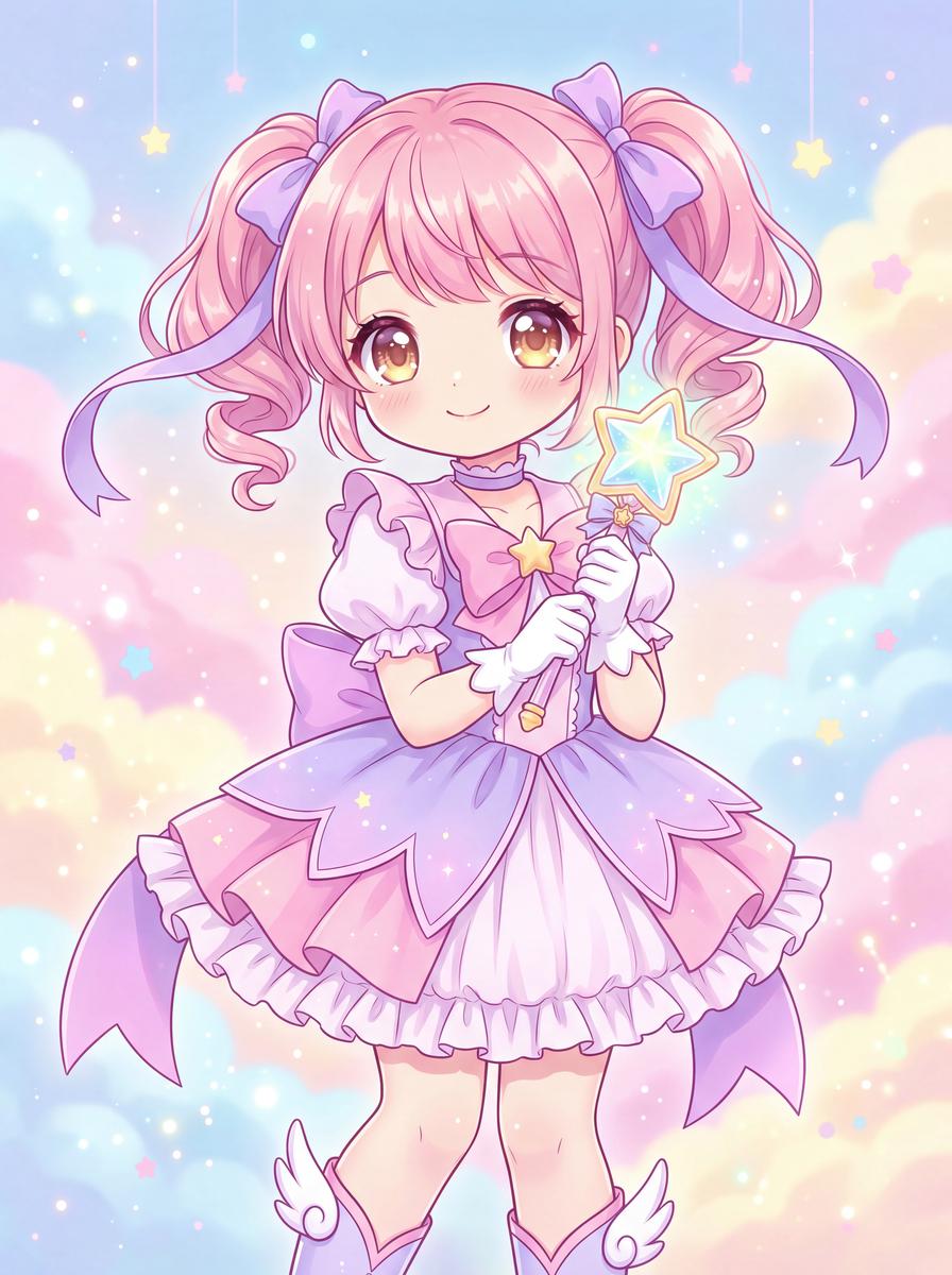 无限臀山动漫-星辰幻想曲原创魔法少女动漫短片