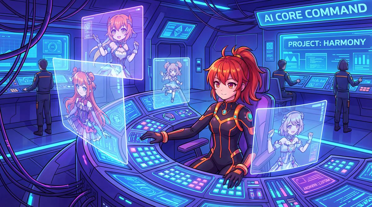 无限臀山AI动漫指挥中心智能创作